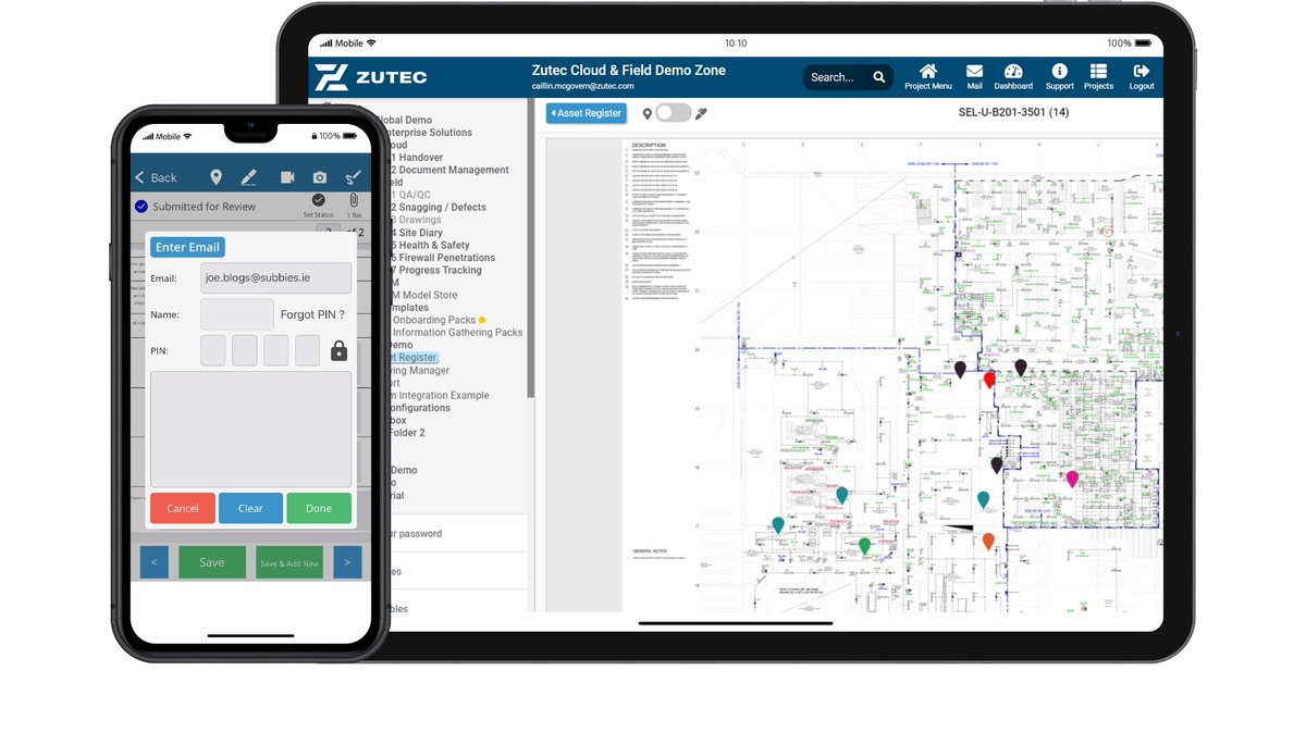 Dì addio ai documenti cartacei, risparmia tempo e spazio con un approccio smart. Con Zutec puoi garantire che il cantiere sia sempre conforme alle norme sulla sicurezza. Scopri di più sulle ispezioni digitali: zutec.co/2Zl5uxG
Contattaci subito: lnkd.in/djuPVHGQ
