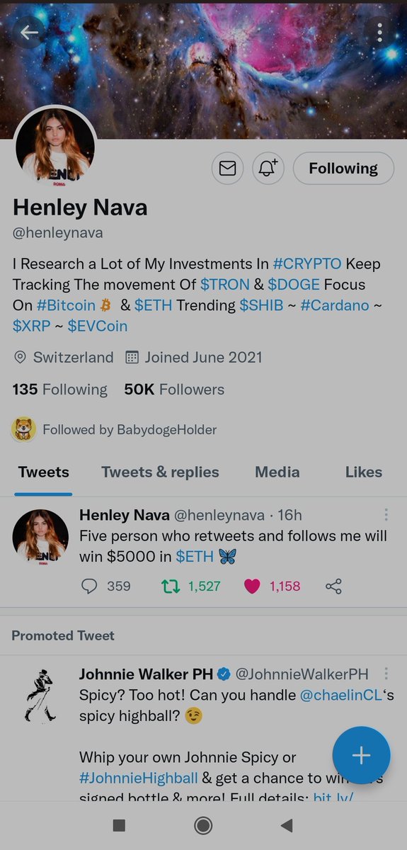 CryptoNevik's tweet photo. @henleynava Done https://t.co/RHykf6mJnw