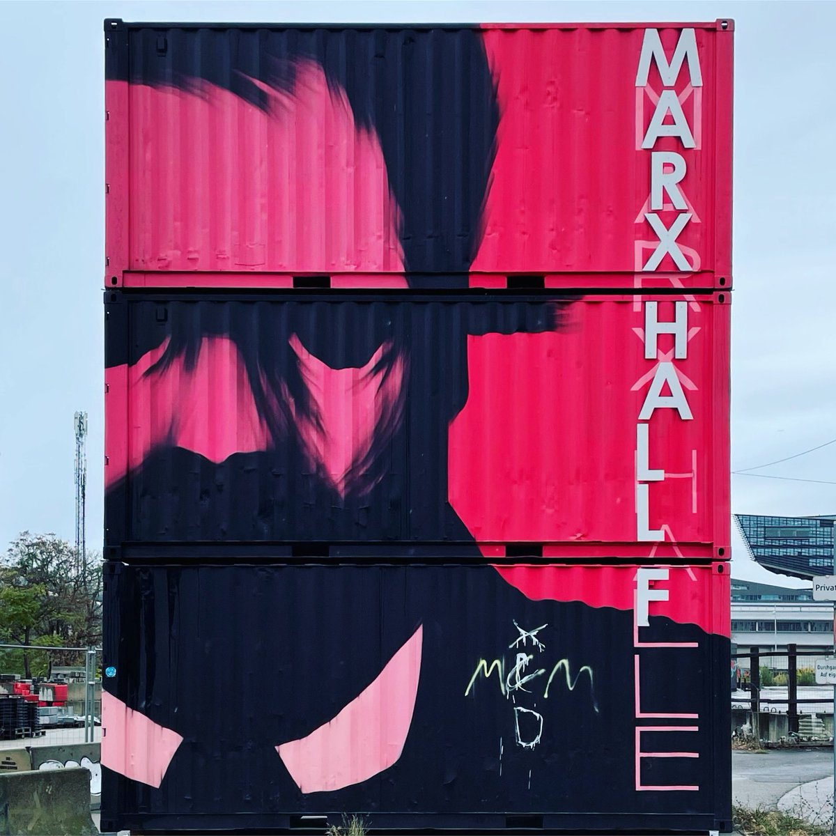 sseallaph's tweet photo. That Face, Street Art on Shipping Containers, GOLIF https://t.co/8e3DF4qksY