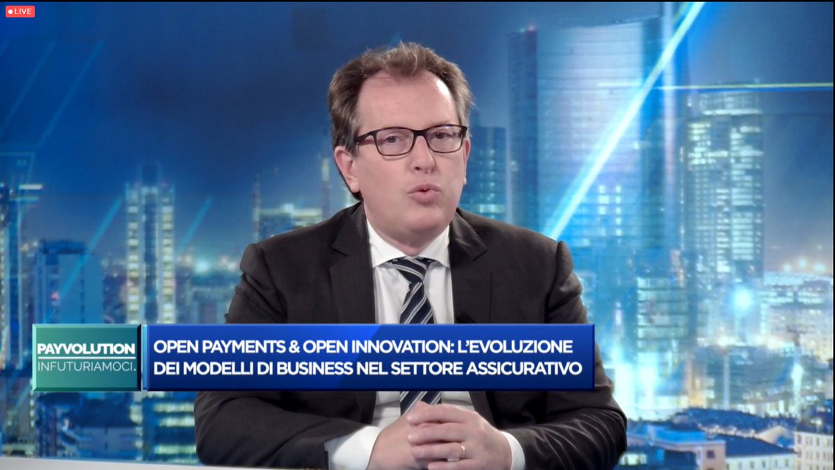 Come interagisce il mondo assicurativo con quello bancario. Ce ne parla #FabioSimonutti di <a href="/FabrickPlatform/">Fabrick</a> al ws mediato da #AndreaCabrini di <a href="/classcnbc/">Class CNBC</a>
bit.ly/SDP21_Iscriviti
#salonepagamenti #payvolution #infuturiamoci