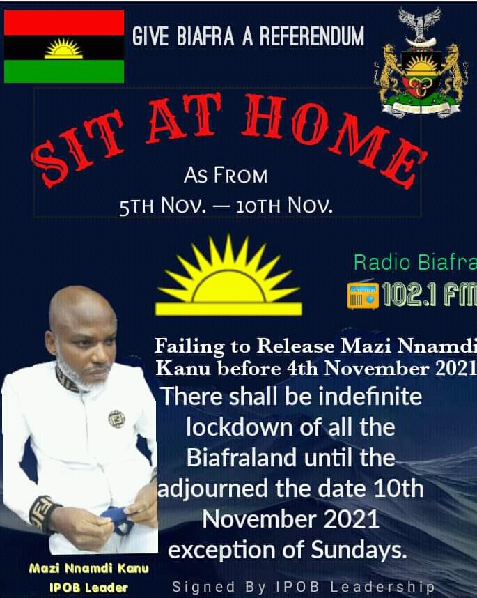 Spot_On_Media1's tweet photo. #FreeMaziNnamdiKanuNow or face our civil actions from tomorrow till 10th of November when he will be appearing in court again. #FreeMaziNnamdiKanu coz he committed no crime known to law. @CNN @ReutersAfrica @dwnews @AJEnglish https://t.co/kXPBNVmVD2