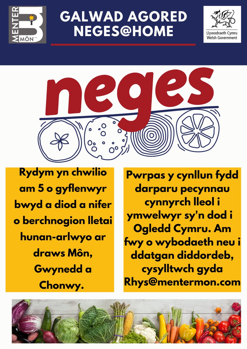 🍞Ydych chi'n gyflenwr bwyd a/neu diod?🍷
🏠Neu'n berchennog ar lety hunan-arlwyo?🏠

Bydd Neges@Home yn plethu cymunedau lleol â'r diwydiant twristiaeth i sicrhau budd i'r economi leol. Os ydych chi'n ffitio unrhyw un o'r ddau gategori uchod yna cysylltwch efo ni😃