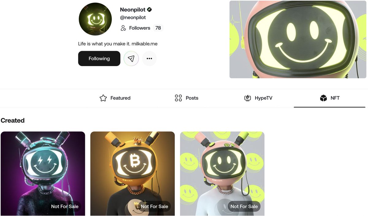 HypeXByHyprr's tweet photo. Sold out!!!

Neon Pilot drops, minutes later they are gone. 
You're going to need to follow him to get the remaining 18, Neon is running with limited numbers.

Perhaps you will get one of these on resale...coming soon 😏🤗 

https://t.co/K4xih87dnv
#nft #neonpilot #hyprr #btc https://t.co/7a2R8eRHj6