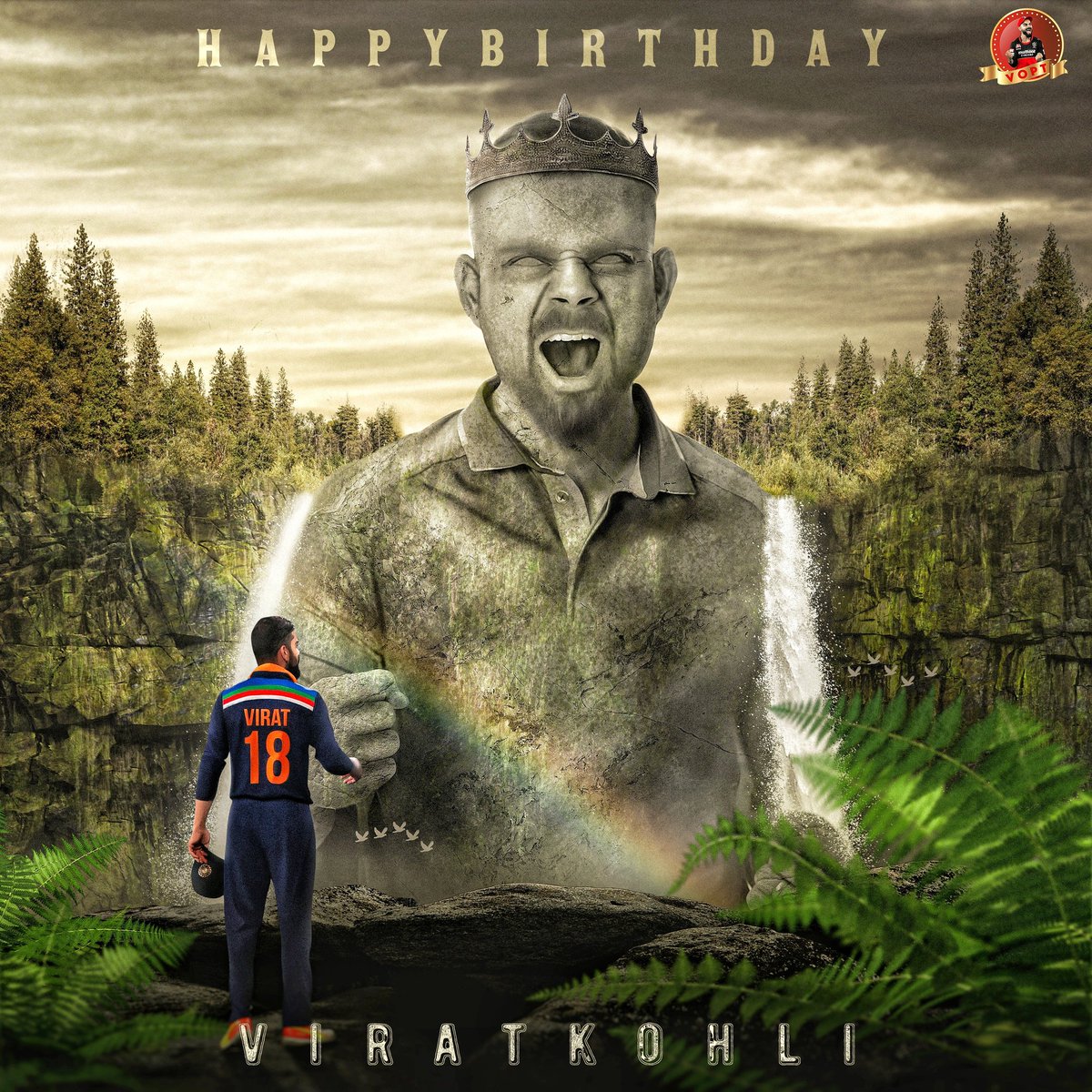 VoptOfficial_'s tweet photo. Here is the much awaited   CDP for celebrating our idol king Kohli's Birthday 🙇‍♂️❤️ Keep inspiring us forever 💫
"Heartfelt wishes from Team VOPT...❤️"

#Happybirthdayviratkohli https://t.co/O7ynjz1zne