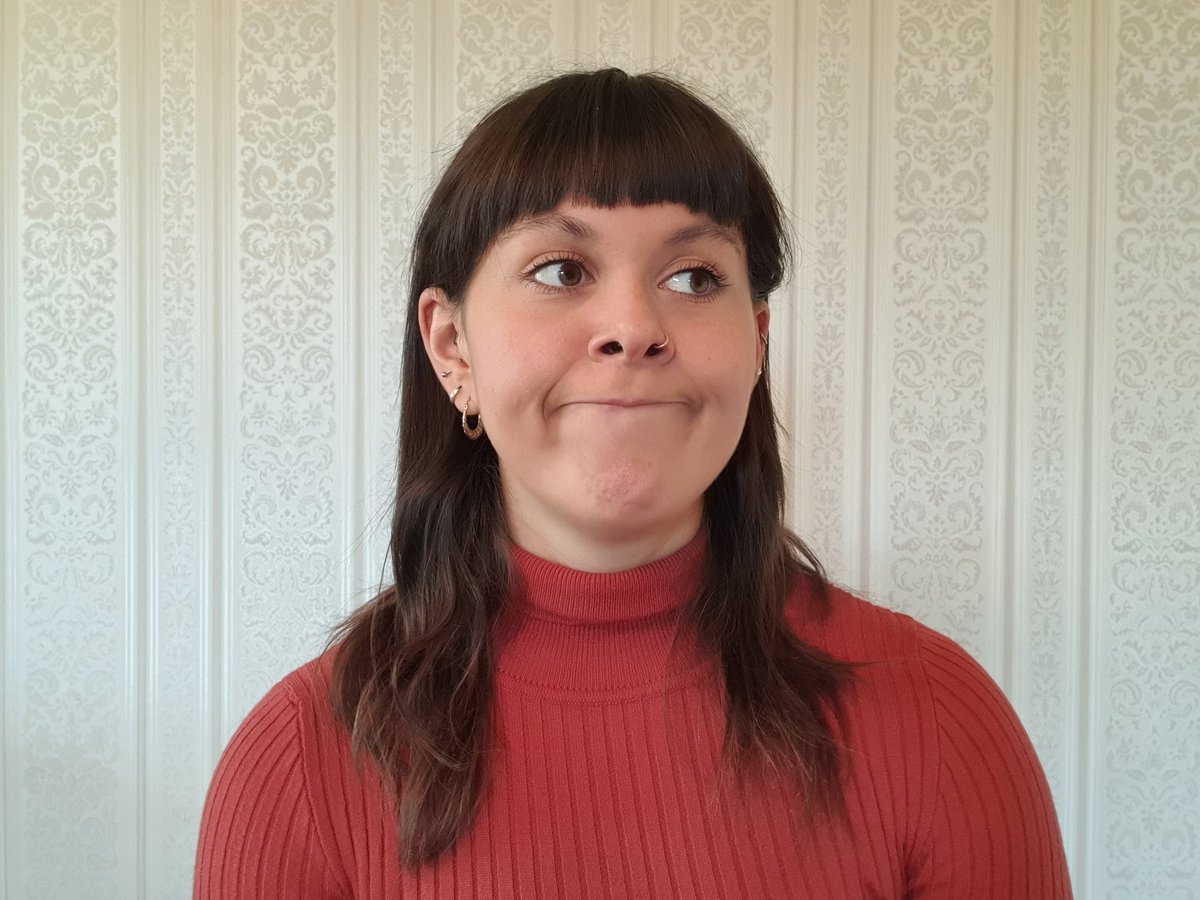 ImogenCalaway's tweet image. Me: trying to self tape
My nan: slams every door in the house