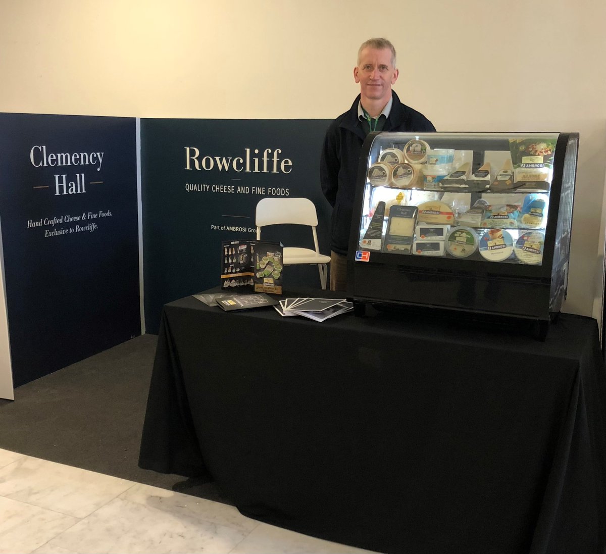 RowcliffeLtd's tweet photo. Experience our specialist range of products at the Rowcliffe stand - number 26, at the International Cheese Festival in Oviedo, Asturias in Spain.
#internationalcheesefestival #cheese #delicious #quality #handcrafted #ambrosi #clemencyhall #rowcliffe #guildoffinefood https://t.co/6Q31uW22QC