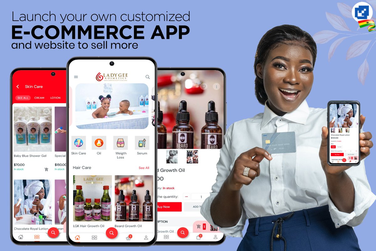 iWadeMedia's tweet photo. 6 out of 10 shoppers say the possibility to shop via mobile app is an important factor in brand selection (Google, 2019).

We build professional mobile apps and websites to grow businesses online.

WhatsApp: 0207077535 | Call 0558581480
Visit https://t.co/U8gasokn3h for more info https://t.co/w0aimtd9wI