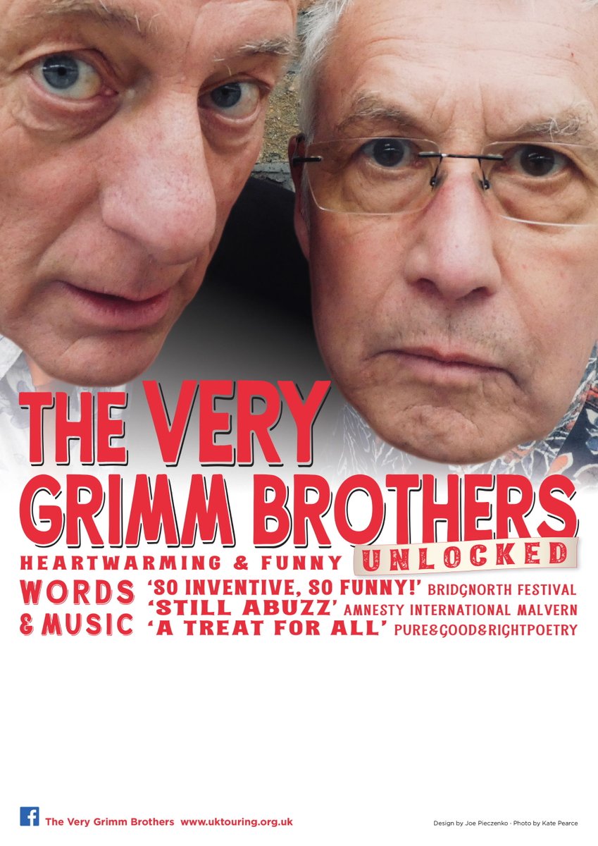 AdrianMealing's tweet image. Ledbury Market Theatre (27 Nov, 8pm with guest Jeremy Fallowfield gtr) and The Very Grimm Brothers, Unlocked. All deets at uktouring.org.uk More levelling up and mingling and some rhyming too. ‘just pure magic’ Gareth Price-Bathurst @Market_Theatre