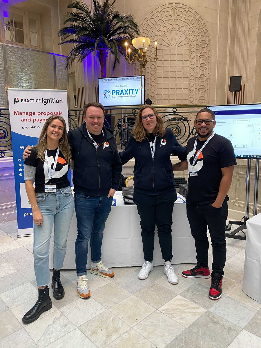 ignitionapp's tweet photo. 🇬🇧 The Practice Ignition team is having a fun and busy night tonight at the #dafawards! Stop in and say hi 👋🏼 https://t.co/hlFfmNdEYd