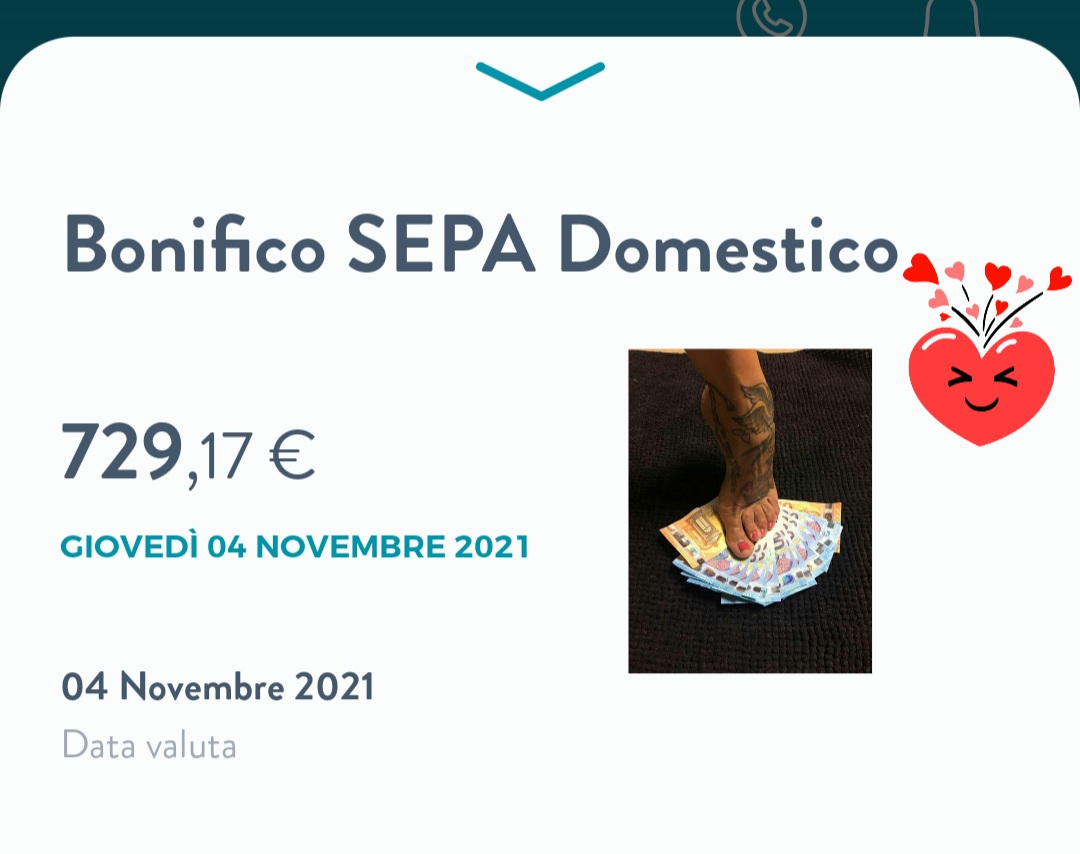 MoneySere's tweet photo. opppsss.. ๐คฉ gooood boy!
๐๐ฅ๐ถ๐ณ๐ง
#silentsenders #findom #findomitalia #PayPay #happyfindom #spoiledQueen #spoilyourqueen #fuckyoupayme #cuckspay #subspay #dominazionefinanziaria #moneymiss #moneyslaves https://t.co/ty7pjJVDhz