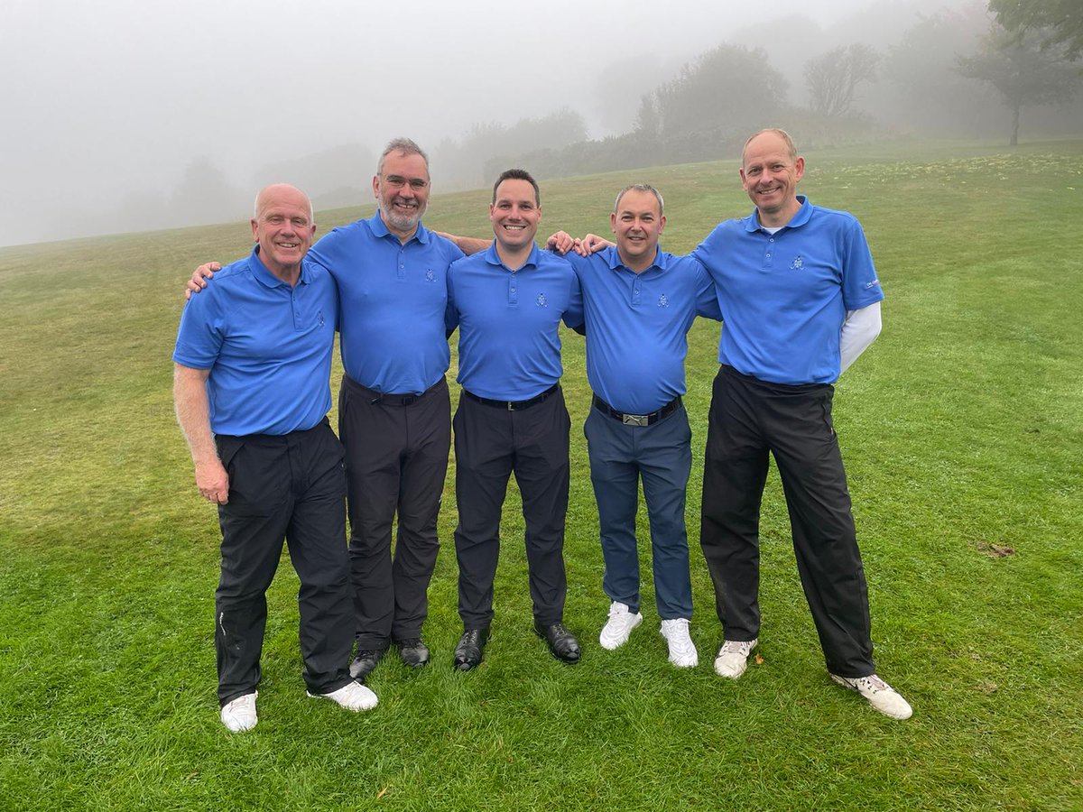 Match_PlayGolf's tweet photo. Congratulations to @MerchantsGolf on their narrow 3-2 Qtr final win V @PoultonPark. Next stop Spain for the Grand Final at @BMontecastillo. Well done lads👏🏆🍾

Enter your club in 2022 - https://t.co/s2cK9Eq76l https://t.co/6TFDsvc8RK