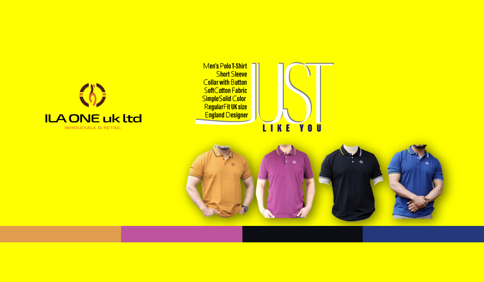 ILA one #Men's #Polo Shirt Short Sleeve Collar 1/3 Button Cotton Casual Top Quick Dry England Designer #T-Shirt