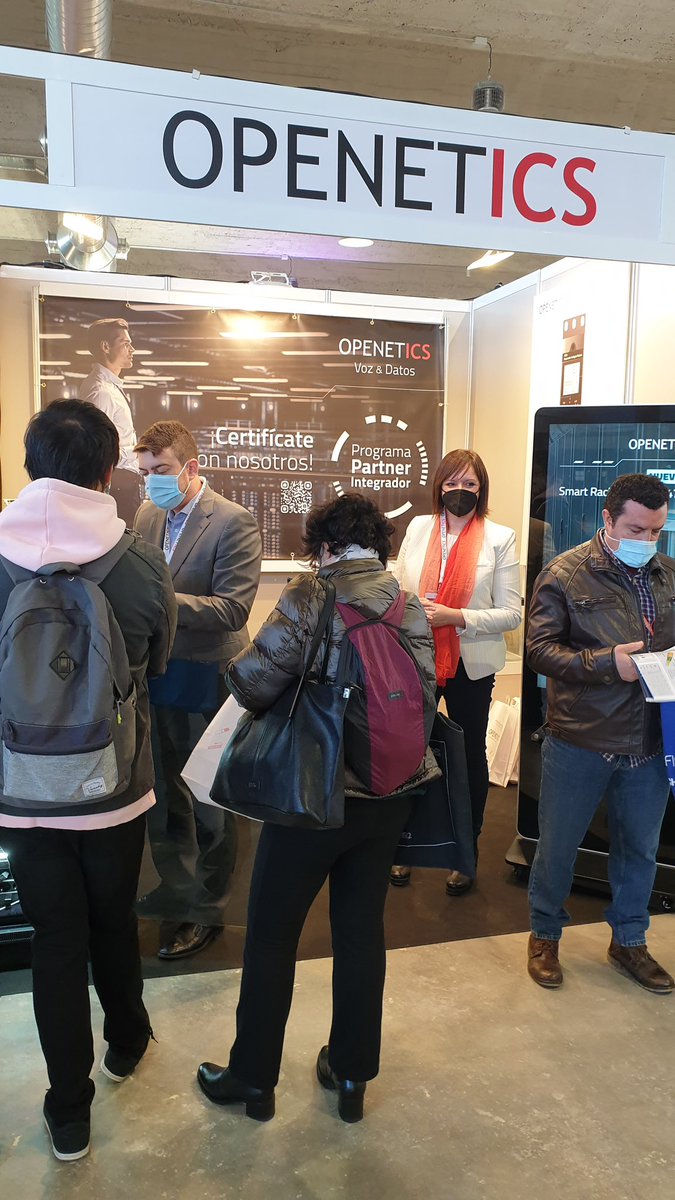 openetics's tweet photo. ¿Aún no has visitado nuestro stand? Acércate y descubre las soluciones más innovadoras para tus proyectos de #VozyDatos. ¡Susana, Ignacio y Víctor te esperan! 

#OPENETICS #EFICAM2021 #telecomunicaciones #conectividad #redes #instaladoresderedes https://t.co/FNYTijrHzZ
