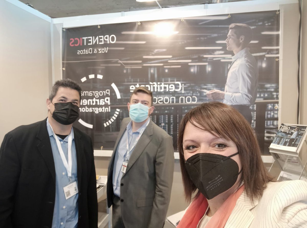 openetics's tweet photo. ¿Aún no has visitado nuestro stand? Acércate y descubre las soluciones más innovadoras para tus proyectos de #VozyDatos. ¡Susana, Ignacio y Víctor te esperan! 

#OPENETICS #EFICAM2021 #telecomunicaciones #conectividad #redes #instaladoresderedes https://t.co/FNYTijrHzZ