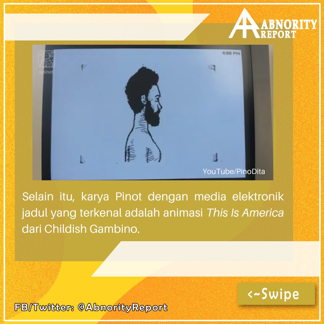 abnorityreport's tweet photo. Seniman lokal Indonesia, Pinot W. Ichwandardi (@pinotski) membuat karya-karya pixel retro dengan media yang jarang terpakai karena sudah jadul atau ketinggalan jaman. https://t.co/GoWLzYiSNG