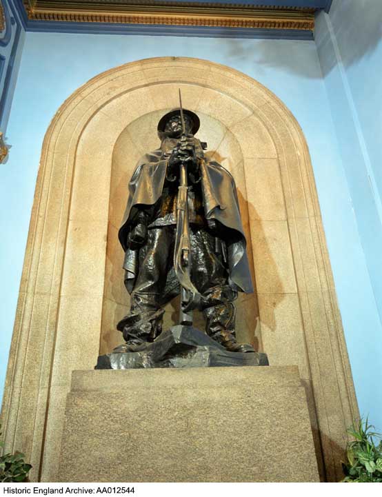 HE_Archive's tweet image. Photographed #OnThisDay in 2000, the war memorial at the Britannia Hotel, #Manchester.

It was taken by English Heritage photographer Bob Skingle for the #BuildingsOfEngland series.

 bit.ly/3GMgPrQ

#RemembranceDay