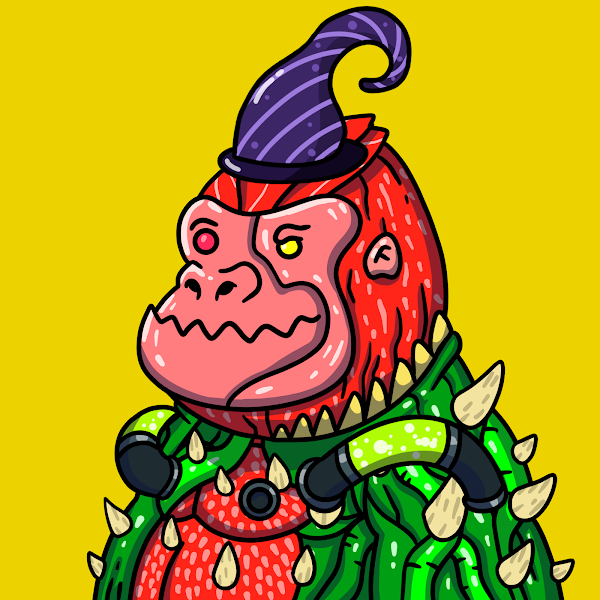 💫GIVEAWAY💫

A Wizard Mutant Gorilla from <a href="/mutantcats/">Mutant Cats DAO</a>, worth around 0.15 ETH 

To Enter:
1. Join discord.gg/476erZWx &amp; follow <a href="/wizardrynft/">Wizardry</a> 
2. Like &amp; RT 
3. Tag 2 friends

 🎉One Random winner will be announced once our Discord hits 150 members🎉

#mutantgorillas #NFT #NFTs