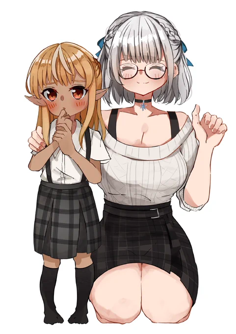 ノエフレてぇてぇ(?)絵描きました。
#ノエラート #しらぬえ #ノエフレ 