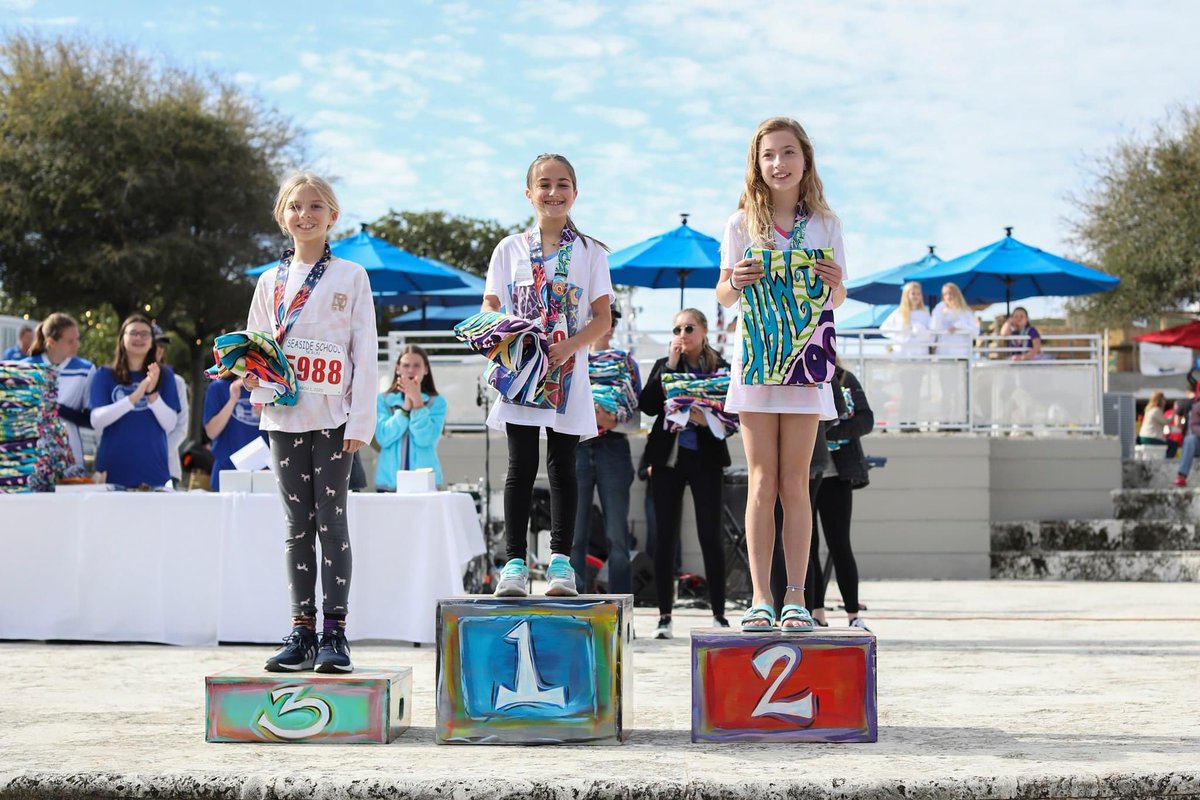 Girl power 💪 Watching these young ladies place as our top finishers for their age group is always a delight! Have you registered your daughters, nieces, granddaughters, cousins, etc. for this year's Seaside School Half Marathon &amp; 5K yet? Try something new + run with them!