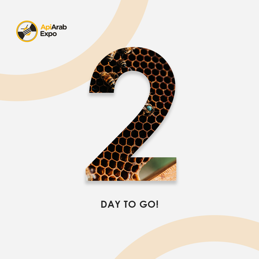 ApiArabExpo's tweet photo. Are you ready? We are only 2 days away from the API Arab Expo. See you there!

هل أنت مستعد؟ نحن على بعد يومين فقط من معرض API Arab. نتطلع لرؤيتكم هناك!

#ApiArab #HoneyProducers #Beekeepers #ApiArabExpo #AbuDhabi #Expo #UAE #ADNEC #MENA #Honey https://t.co/QOuedcGHQ8