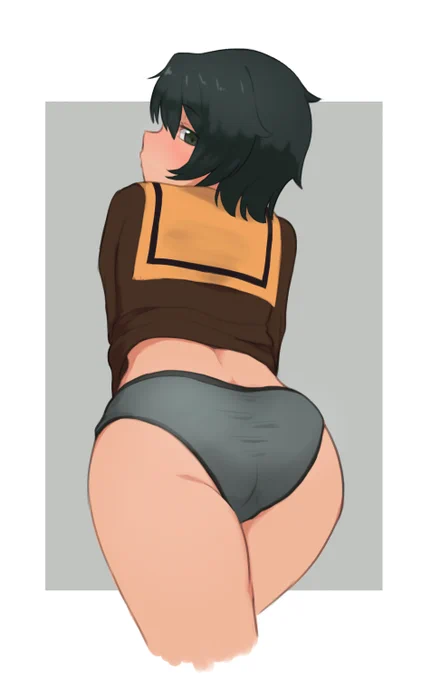尻の絵これしか無かった 