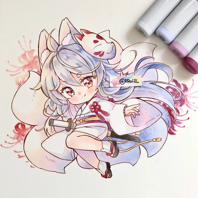 #いい推しの日 
創作キャラクターの中で最推しの子🦊 