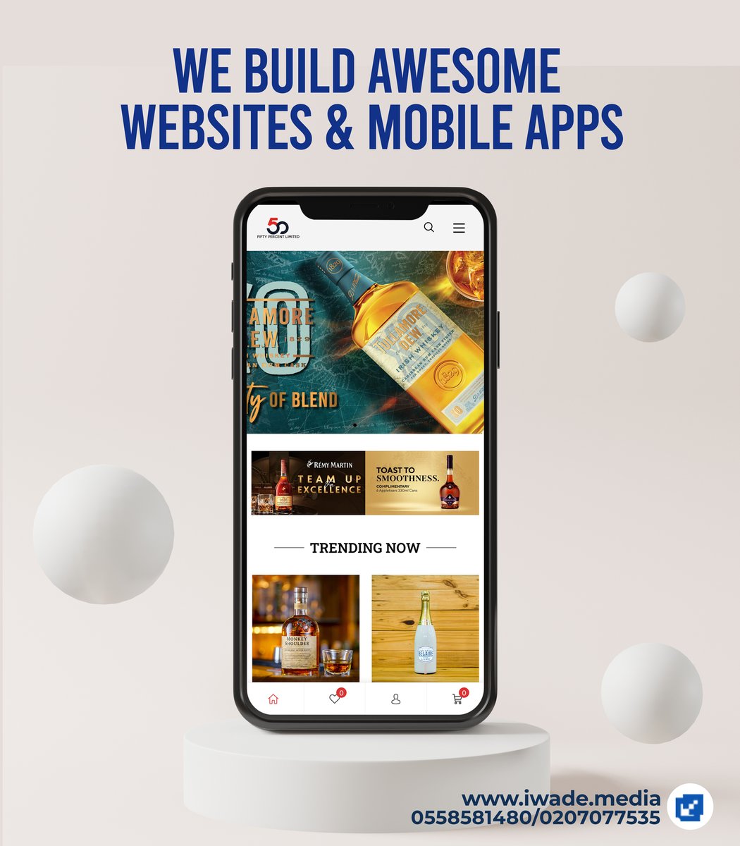 iWadeMedia's tweet photo. Launch your e-commerce shopping app and website today. We offer professional websites, mobile apps, and custom software solutions to small and large businesses

#liquorshop #ghanabusiness #businessghana #ghana #ghanatravel #ghanatrends #ghanafood #ghanacompanies #ghanaphotography https://t.co/JQPsvhpdEk