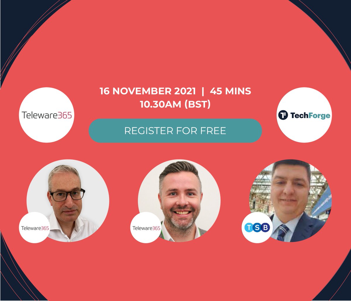 TeleWare's tweet photo. WEBINAR - The evolution of the workplace and the opportunity to embrace new technologies for change. Join us on 16th November for 5 practical hints and tips to enable your business to start your journey to modernised communications. Register here for free https://t.co/rKb1XfsT9K https://t.co/FcoAY64bSf