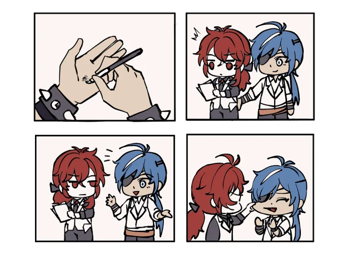 You naughty mosquito 😡😡
#羽枭 #ガイディル #kaeluc
#Kaeya #Diluc  #GenshinImpact #原神 