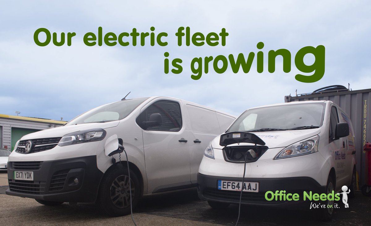 OfficeNeedssx's tweet photo. In the spirit of #COP26, we’re working on reducing our environmental footprint.

Introducing… our newest electric van!

We even use #greenenergy to charge it thanks to our solar panels and @ecotricity.

Want to get greener #officesupplies? Get in touch!
https://t.co/7vMG1eVqpw https://t.co/wrMp6OzssB