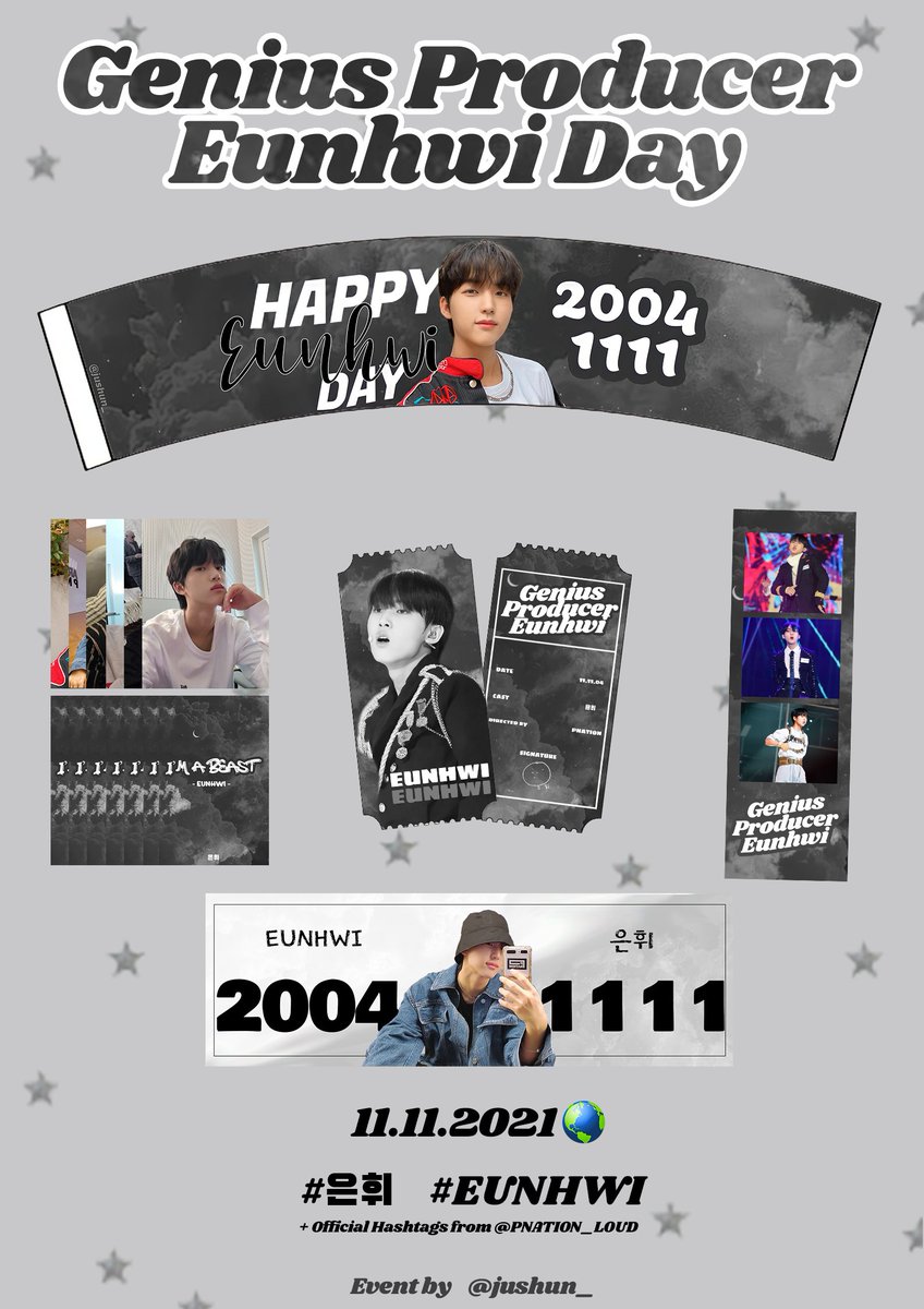 jushun_'s tweet photo. 𝘎𝘦𝘯𝘪𝘶𝘴 𝘗𝘳𝘰𝘥𝘶𝘤𝘦𝘳 𝙀𝙐𝙉𝙃𝙒𝙄 𝘋𝘢𝘺✍️🎶

[💌]You're invited♥️

Let us celebrate @PNATION_LOUD Eunhwi's upcoming birthday!! 

🗓️ November 11, 2021
🌏WORLDWIDE CELEBRATION

#은휘 #EunHwi 
@PNATION_LOUD
#PNATION #피네이션
#TeamPnation https://t.co/CIE8uelF6u