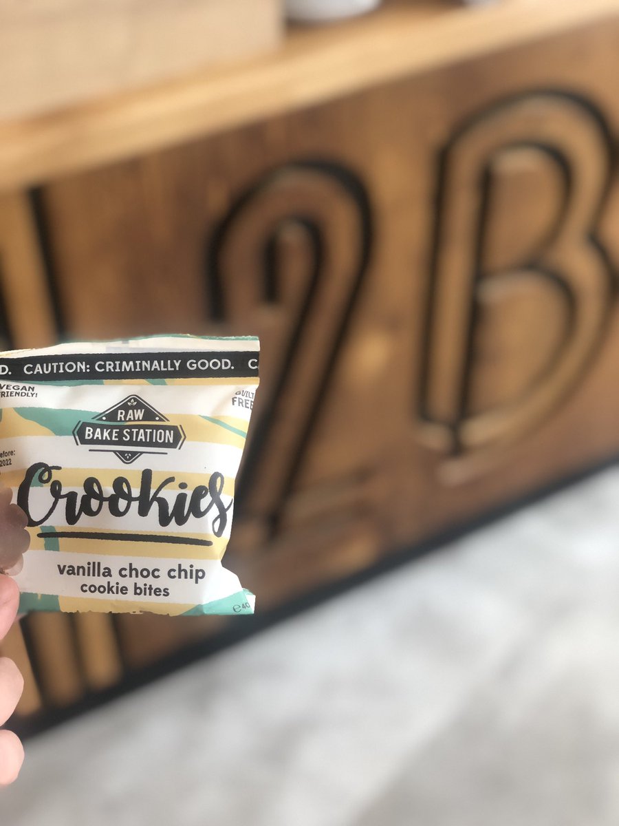 2BTwoBrothers's tweet photo. Oat based cookies, packed full of flavour and riddled with chocolate chunks and cashew pieces. These vegan, gluten free Crookies are made right here in #altrincham by @RawBakeStation #crimallygood https://t.co/hgLdB9iIEz
