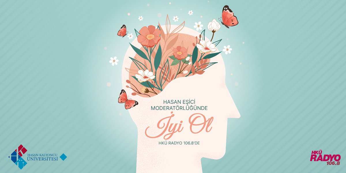 "İyi Ol" ile psikolojik telkinler 🎙️
HKÜ Akademisyenleri tarafından hayata farklı pencerelerden baktıran "İyi Ol" 
📅 Pazartesi günleri: 20.00'da
📅 Salı günleri: 08.00'da
106.8 frekansı veya radyo.hku.edu.tr adresinden dinleyebilirsiniz.