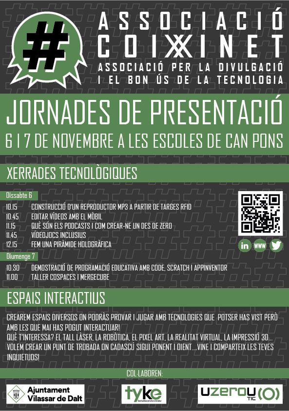 vilassardedalt's tweet photo. #BonDiaVilassar!
Arriba un nou cap de setmana amb força fred❄ i totes aquestes activitats a l'agenda📅 de #VilassarDeDalt: presentació de l'associació #Coixinet, #Geometria a @LaMassaTeatre i col·loqui sobre el futur del @elcasalpopular.
Som-hi!
https://t.co/IaneUaUAQC https://t.co/7WeWWczpUI