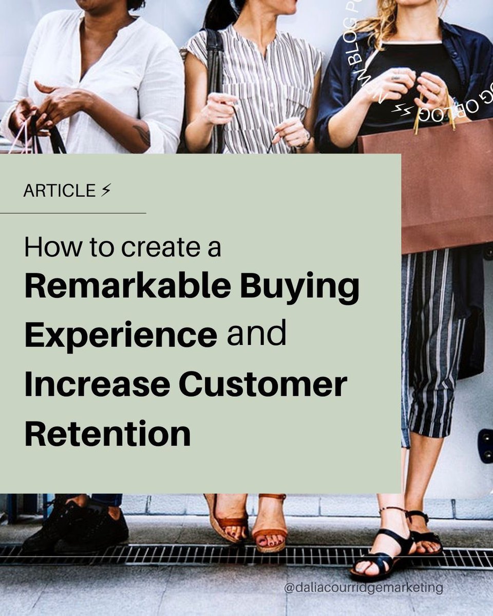 Not getting many returning customers? 🤔 

Here’s how you can fix it >> daliacourridge.co.uk/marketing-insi… #MarketingDigital