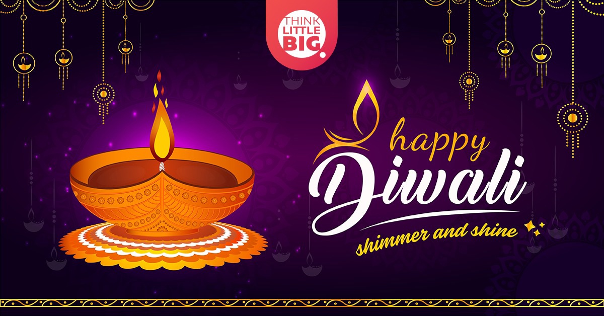 _ThinkLittleBig's tweet photo. Let’s rejoice on this blessed occasion and spread sparkles of peace and goodwill. Have a #HappyDiwali!

#diwali2021 #festivaloflights https://t.co/rvWdISkxJ6