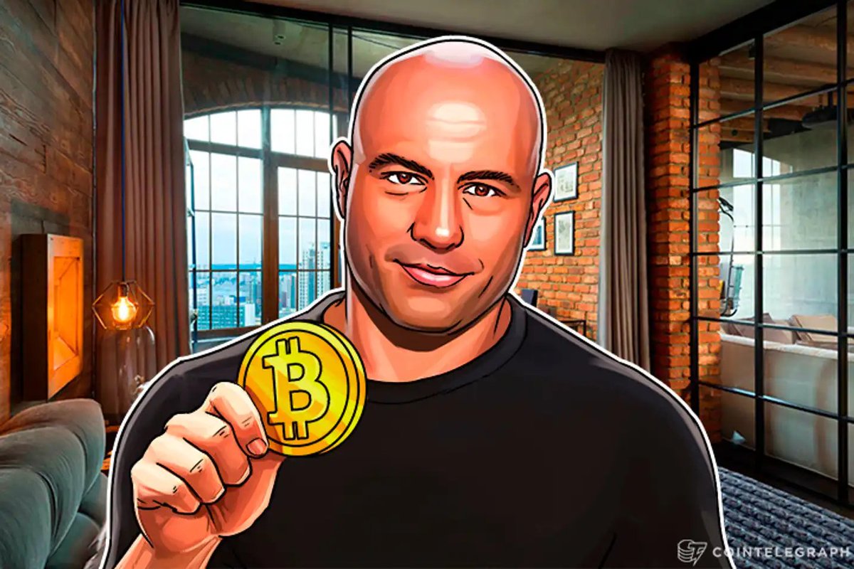 Blockworks's tweet photo. NEW: Joe Rogan accepted to be paid $100k in #Bitcoin https://t.co/i5Op4IYszx