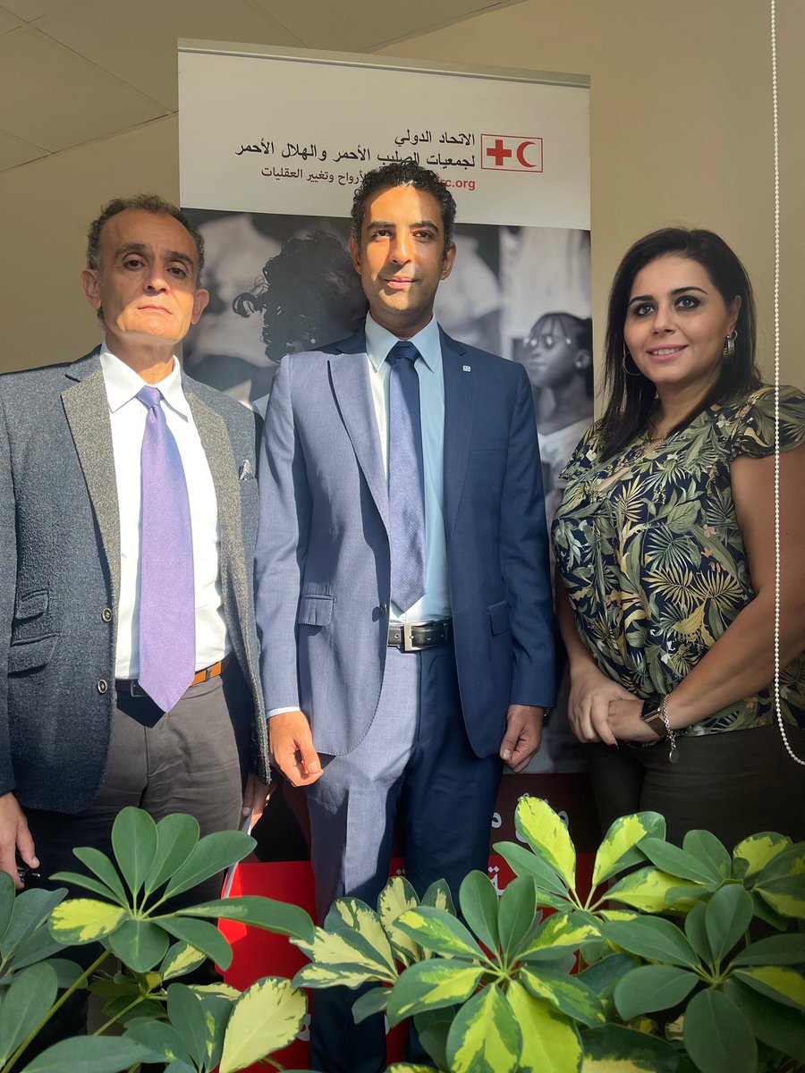 RaniaAhmedSh's tweet photo. Welcome Dr.Tamer @drTamer_Ramadan, new member of @ifrc family as #Libya Head of Delegation, wish him all success &amp; progress in leading @IFRC_MENA work in #Libya hands in hands with @LibyaRC 
#TogetherWeCan https://t.co/rFcJV7Enul