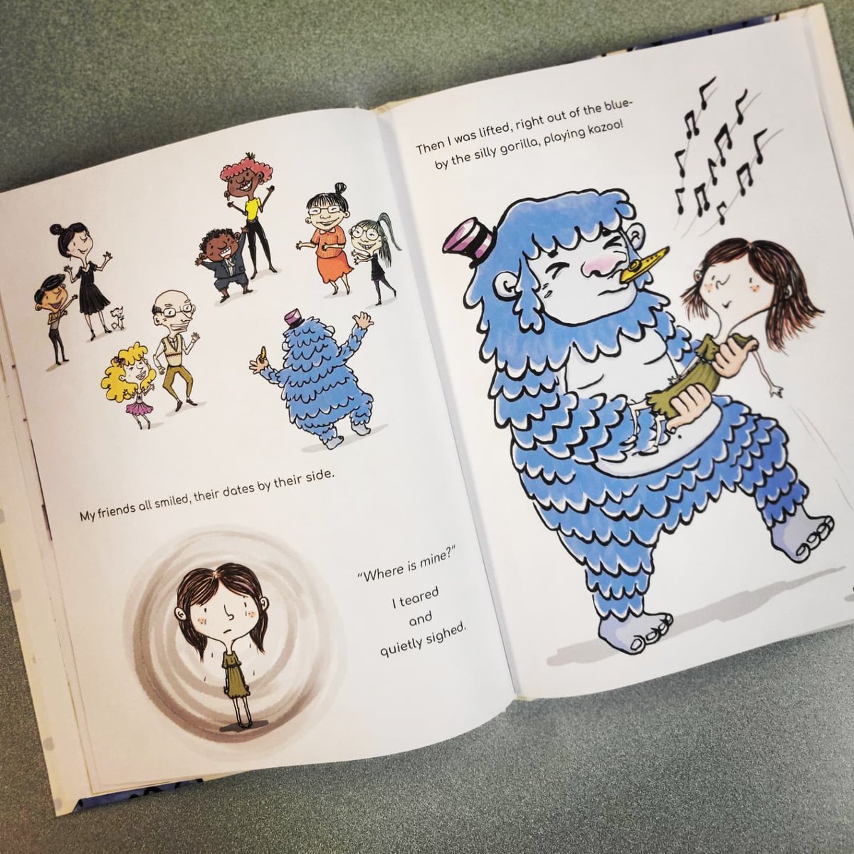 monique_brown_3's tweet photo. Book of the week is "The Gorilla Picked Me" by @michelemcavoy 
Olive is shy. Wanting to be noticed, her wish comes true at a dance.
#art #love #photooftheday #beautiful #photography #Instagram #tbt #love #cute #happy #girl #instalike #me #fun #friends #smile #photo #family #life https://t.co/6UerZl8e15