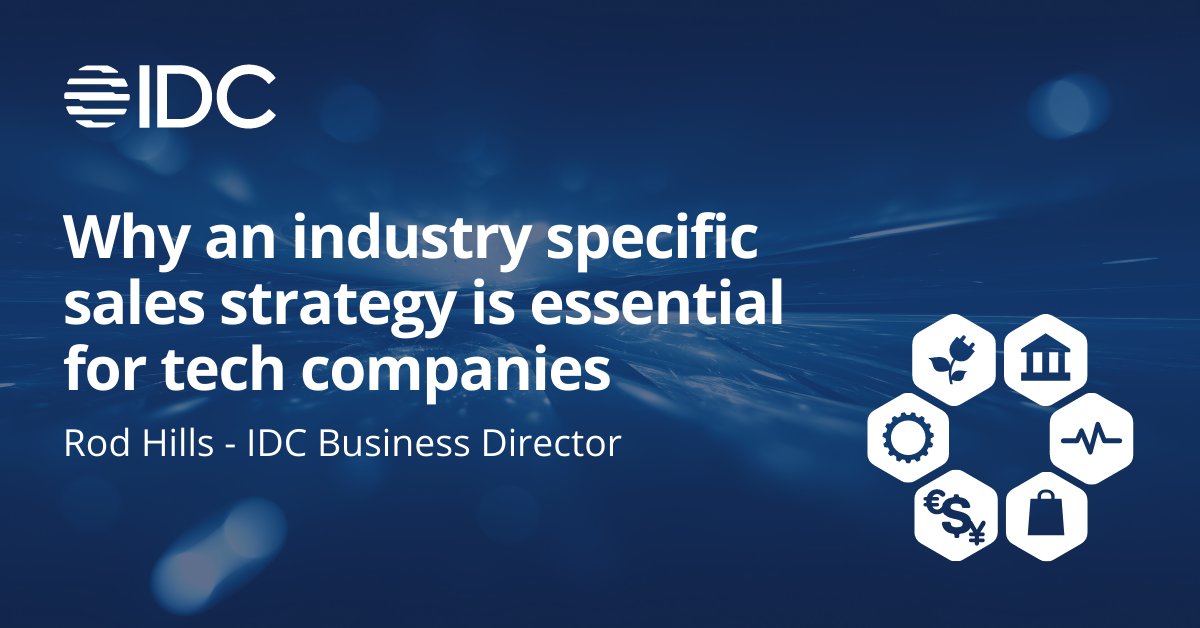 IDC_EMEA's tweet photo. Missed our webcast on why #IT and #tech companies need industry specific go-to-market strategies? Don't worry you can watch it on-demand here >> https://t.co/gFkhYOFA4W https://t.co/FGUmlIg6jY
