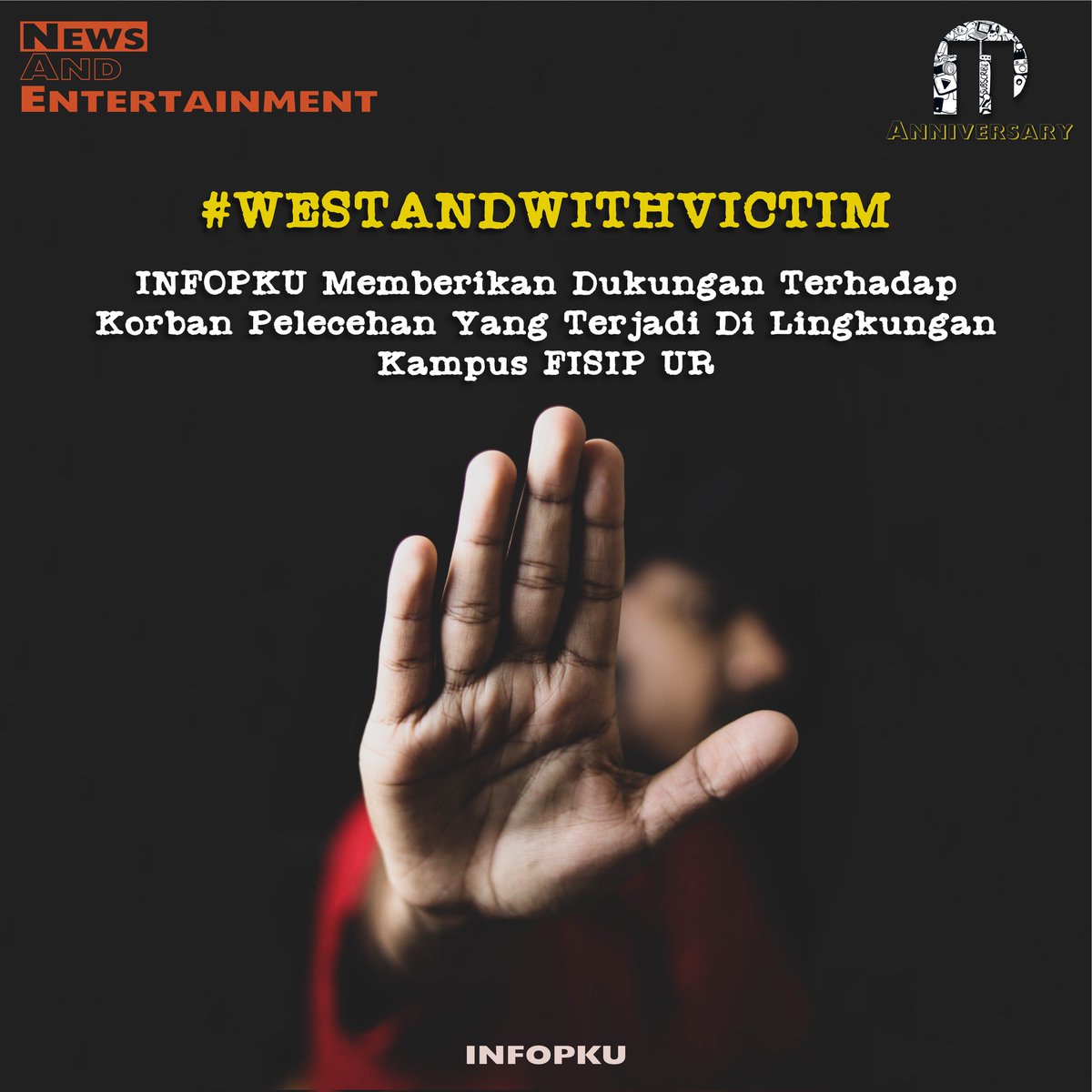 infoPKU's tweet photo. Sebuah video yang berisi curhatan mahasiswi jurusan Hubungan Internasional FISIP Universitas Riau yang mengaku dilecehkan secara seksual, viral di medsos.
Semoga kasus ini dapat segera diselesaikan dan tidak terulang lagi di dunia pendidikan di Indonesia.
#westandwithvictim https://t.co/q84Olcbp3d