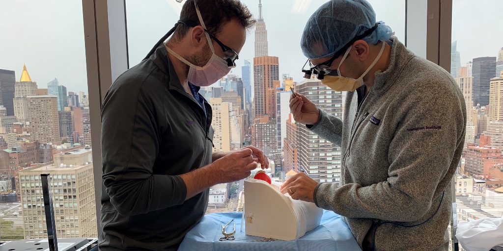 NYU HSL (@nyu_hsl) on Twitter photo Transplant Surgery Fellows Jeffrey Stern <a href="/jstern85/">jstern</a> and Ryan Robalino test out the newly printed 3D model of the human pelvis to perfect their suturing skills in a simulated renal transplant. #3dprinted at the Library! Model courtesy of <a href="/seth_waits/">Seth Waits</a>. <a href="/nyulangone/">NYU Langone Health</a> <a href="/UM_TREE/">UM Transplant Research Education and Engagement</a> Transplant Surgery Fellows Jeffrey Stern <a href="/jstern85/">jstern</a> and Ryan Robalino test out the newly printed 3D model of the human pelvis to perfect their suturing skills in a simulated renal transplant. #3dprinted at the Library! Model courtesy of <a href="/seth_waits/">Seth Waits</a>. <a href="/nyulangone/">NYU Langone Health</a> <a href="/UM_TREE/">UM Transplant Research Education and Engagement</a>