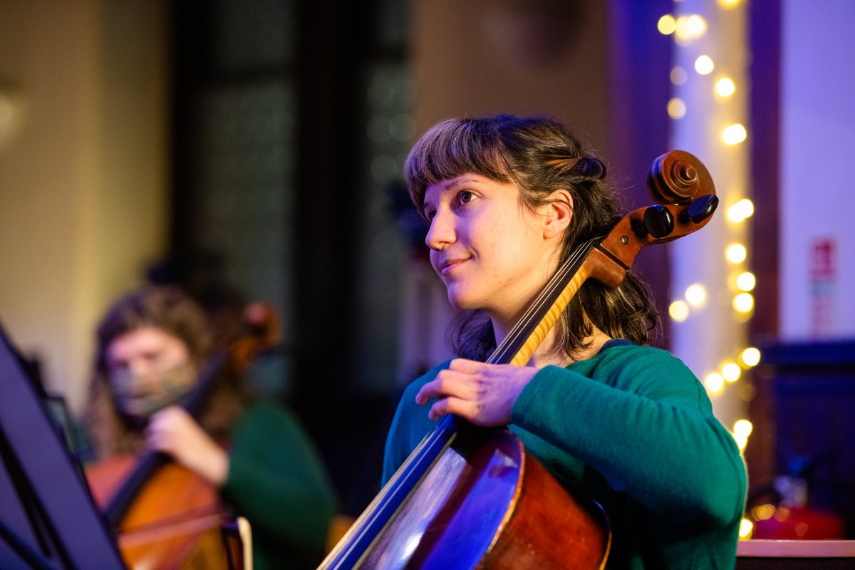 nevisensemble's tweet photo. Today we're making our #HopesForTheFuture for #ClassicalCop26. Here's cellist, Joanna Stark:
"I hope that music will continue imagining creative solutions to climate crisis through art-making + programming, setting the best example for audiences in the choices we make." #COP26 https://t.co/r3kUMZ8HFT