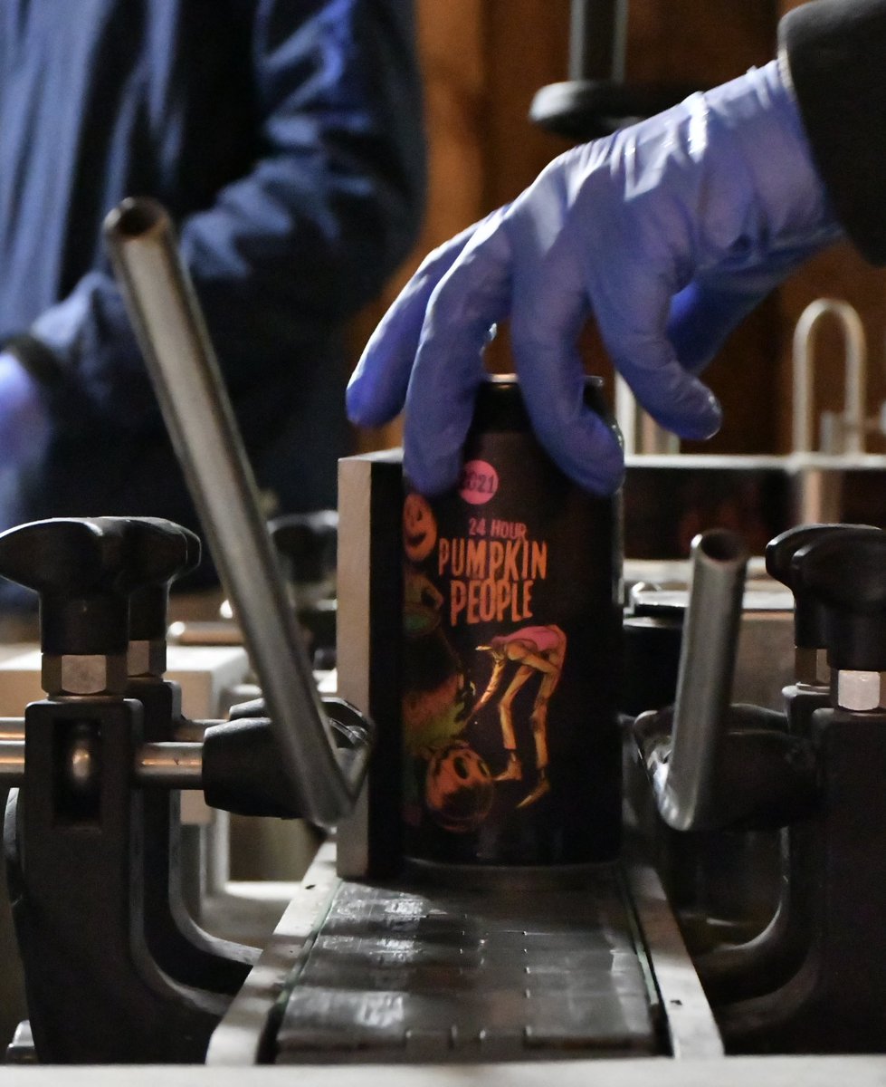 Next up <a href="/OldStreetBrews/">Old Street Brewery</a> is 24 Hour Pumpkin People, an Imperial Pumpkin Spiced Stout! #ThemThatCan #MobileCanning