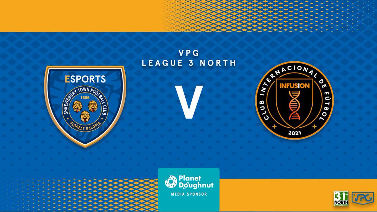 ShrewsEsports's tweet photo. Here is our fixtures in @OfficialVPG tonight! 🟡🔵⚽️ #salop @shrewsweb 

@BRFC_esports 
@VPGInfusion 
#devilsquad https://t.co/ExP0VyjeiO