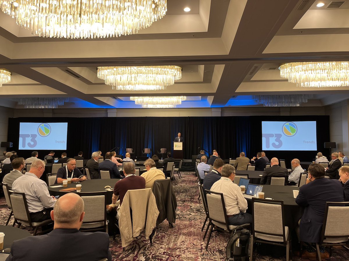 CatharineKPerry's tweet photo. .@Fertilizer_Inst Pres &amp; CEO @CoreyRosenbusch kicks off the T3 conference in Savannah, GA. More than 150 fertilizer industry professionals are at the first-ever T3 where we will hear about transportation, technologies, and trends in the industry. https://t.co/x4SQ1gLXEH