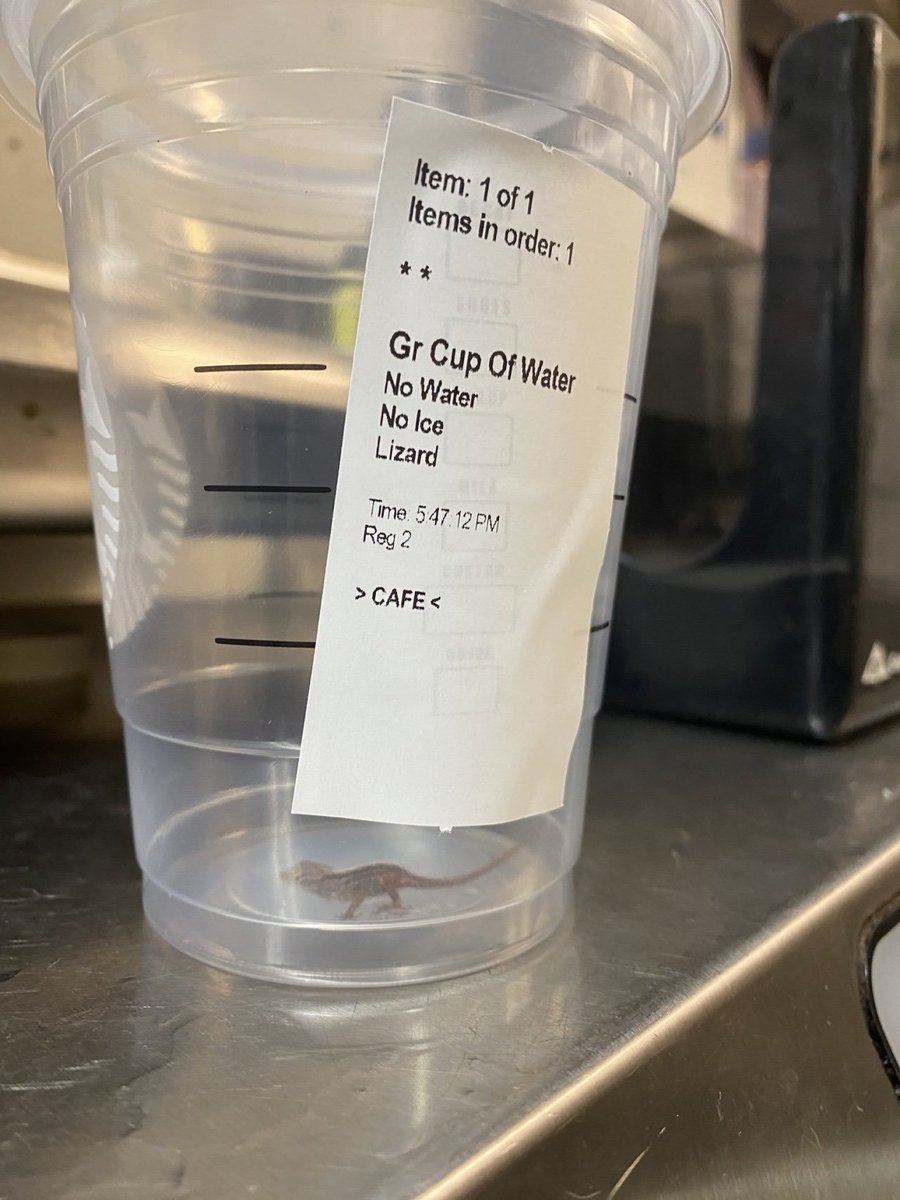HourlyLizards's tweet image. the only important starbucks order