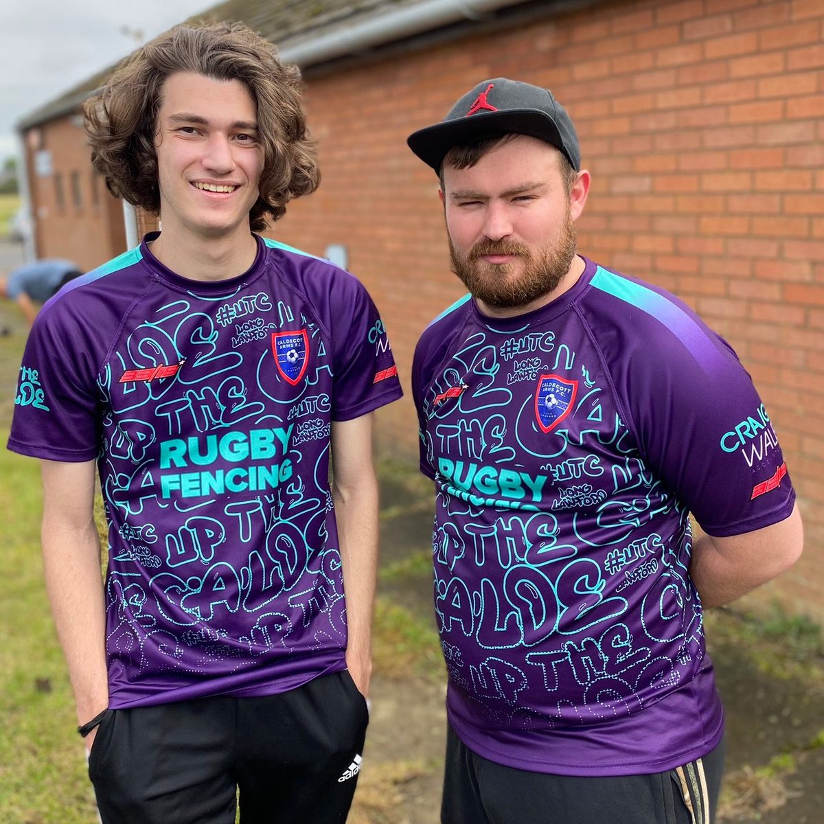 CaldecottArmsFC's tweet photo. After a few enquiries, we're taking orders for our @3318Designs away shirt 🔥

£23 or £25 with name + number 🟣🟢

DM @3318Designs to get yours! 📩

#upthecalde #UTC #rugby #footballkit #sundayleaguefootball #footballshirt #cafc #newkit #retweet #rt #outnow #grassrootsfootball https://t.co/4w4edP0WXL