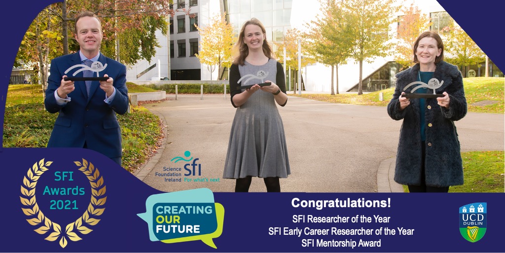 UCD_Research's tweet photo. A bumper year for @ucddublin in this year's @scienceirel #SFIAwards2021 Congratulations @WaterfordMafia Researcher of the Year @DaraStanley Early Career Research OTY &amp; @HelenMRoche SFI Mentorship Award-winner for 2021! https://t.co/LGum8d9iBf https://t.co/H91KEhSeAl