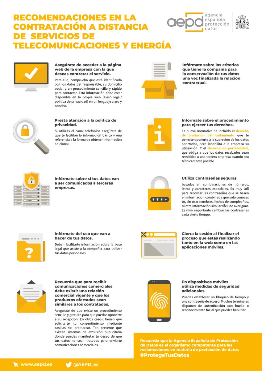 Agencia Española de Protección de Datos tweet media